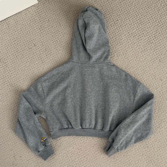 LA RAMS Cropped Pullover Hoodie - Picture 7 of 9